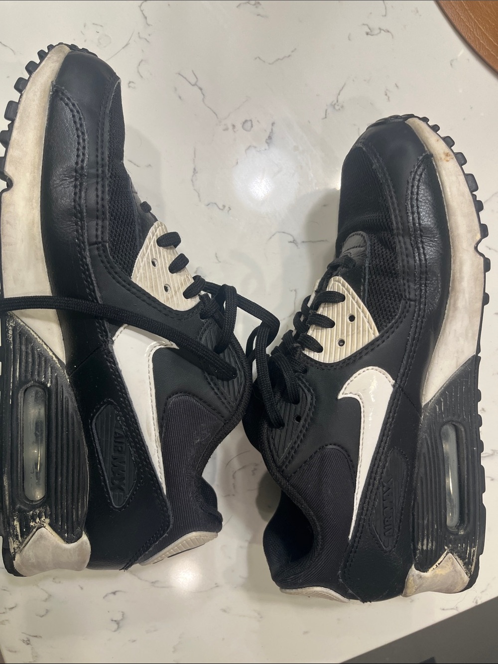 Nike Black and White Air Max Runner Sneakers - Picture 8 of 8